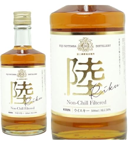Amazon.co.jp: キリン 50度 ウイスキー 陸 500ml 瓶 1本 : 食品・飲料